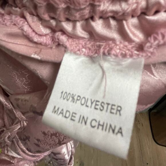 Princess Polly Iyana Pink Satin Dress Size 0 Ruching Mini Slip - Picture 7 of 7